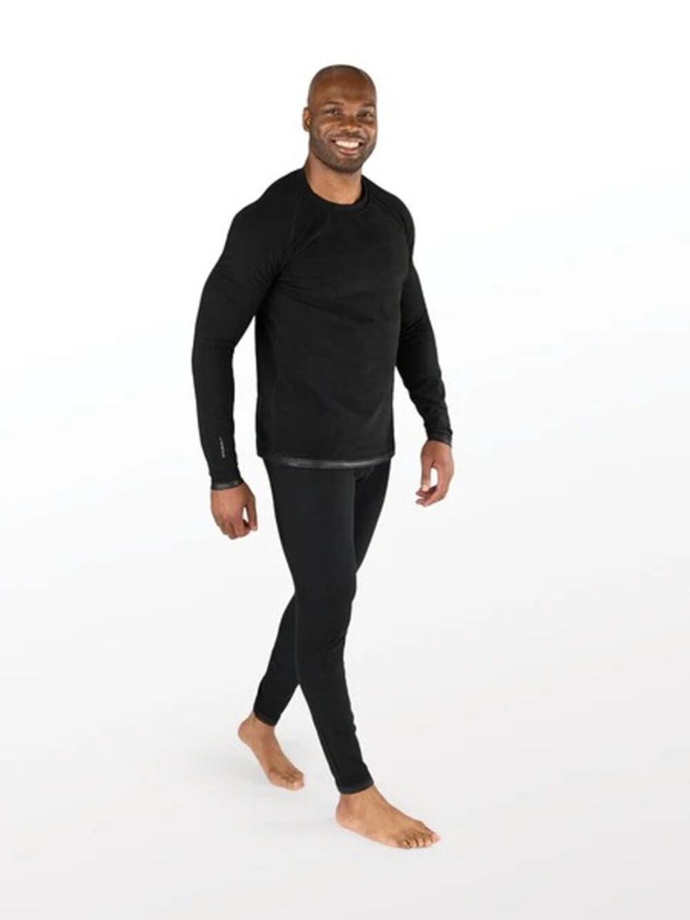 Seirus Men's MD Carbon Heatwave Winter Weight Base Layer Pants Reversible P4-3